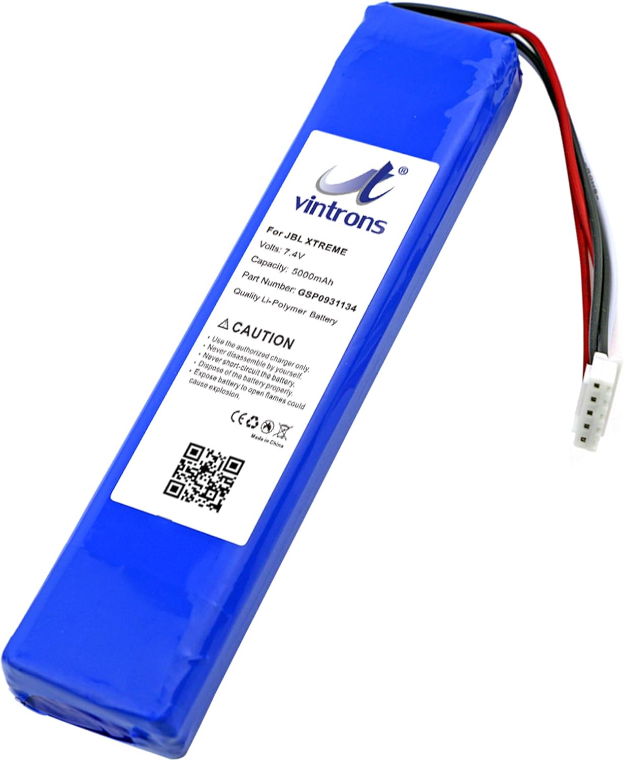 Battery Replacement for Xtreme Speaker, (7.4V 5000mAh GSP0931134 Battery)