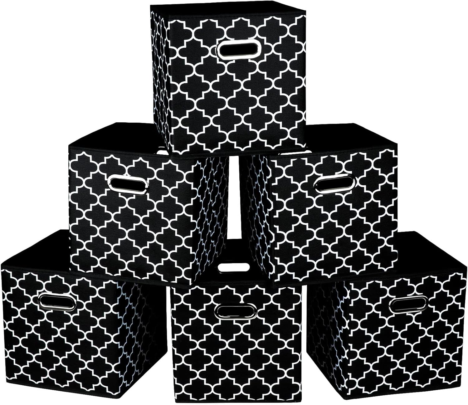 SEVENDOME Fabric Cloth Storage Bins,Fabric Cube Organizer