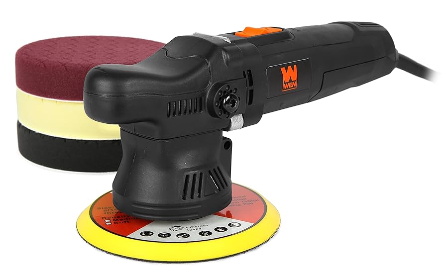 WEN Dual Action Polisher, 6-Inch Professional Grade, 5.5-Amp
