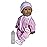 JC Toys La Baby Hispanic 16-inch Small Soft Body Baby Doll La Baby | Washable |Removable Pink and White w/Hat, Pacifier & Magic Bottle | for Children 12 Months +