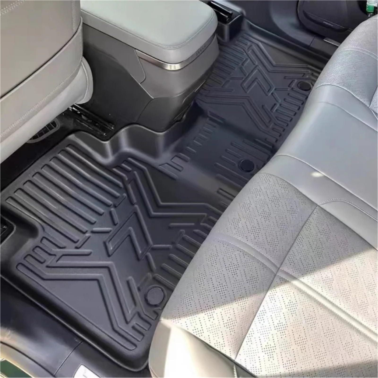 Car Floor Mats 5 Seats Compatible for Zeekr 7X 2024 2025 All-Weather Cargo Liner Trunk Pad TPE Waterproof — view 3