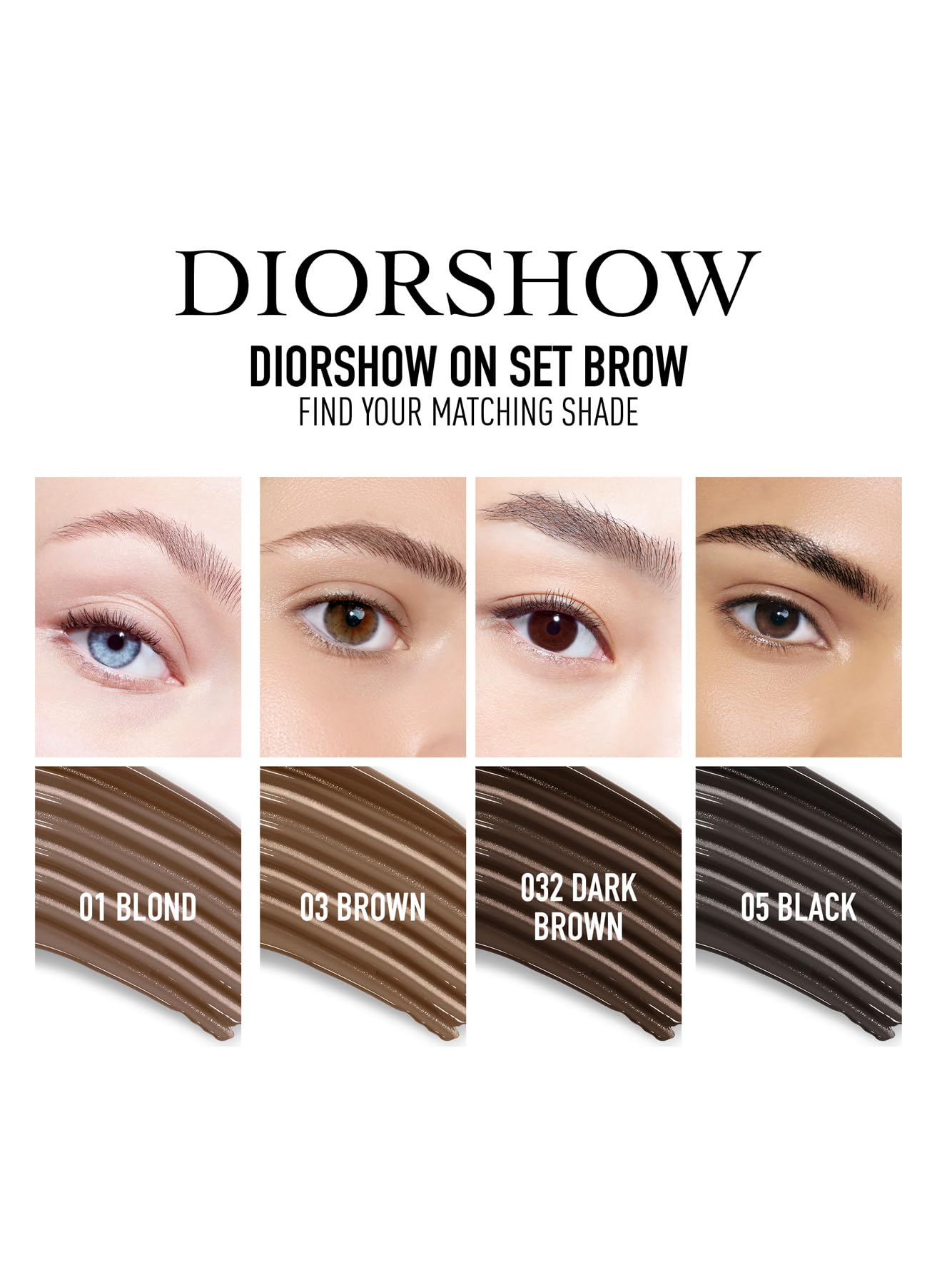 Dior Diorshow Waterproof On Set Brow Gel N. 03 Brown, 5 ml