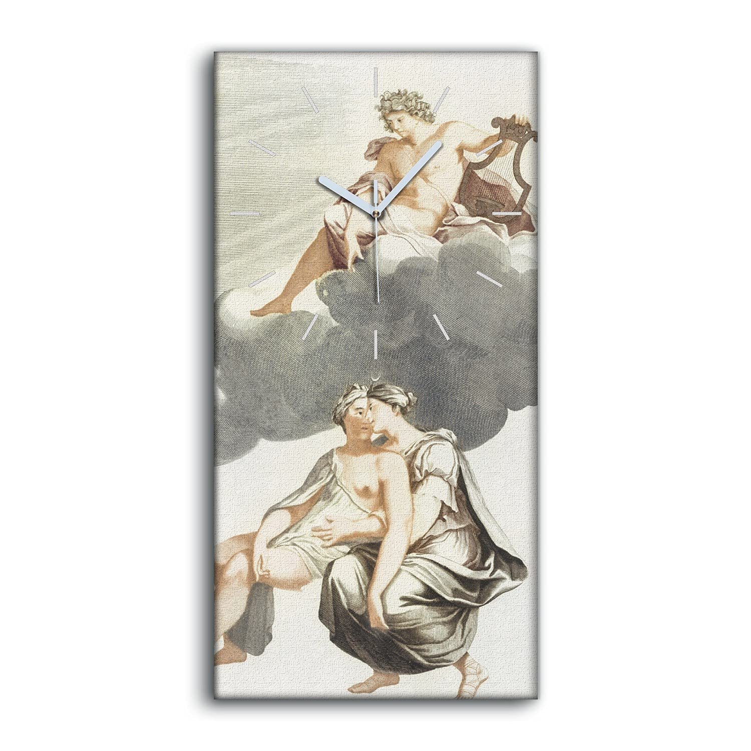 Horloge sur Toile Ange Nuages de Haute Qualité pour Art Mural Chic