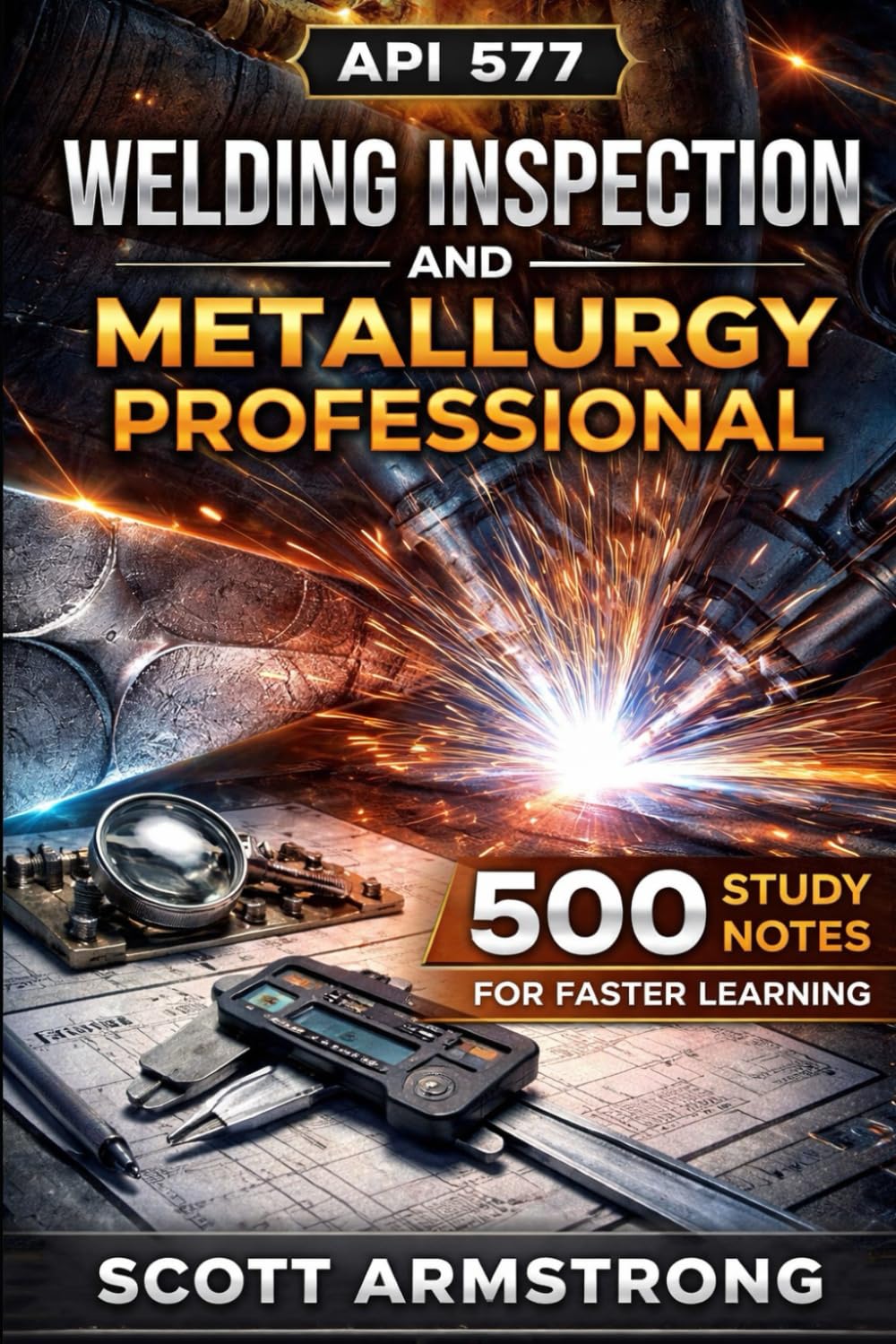 (API 577) Welding Inspection and Metallurgy Professional: 500 Study Notes for Faster Learning
