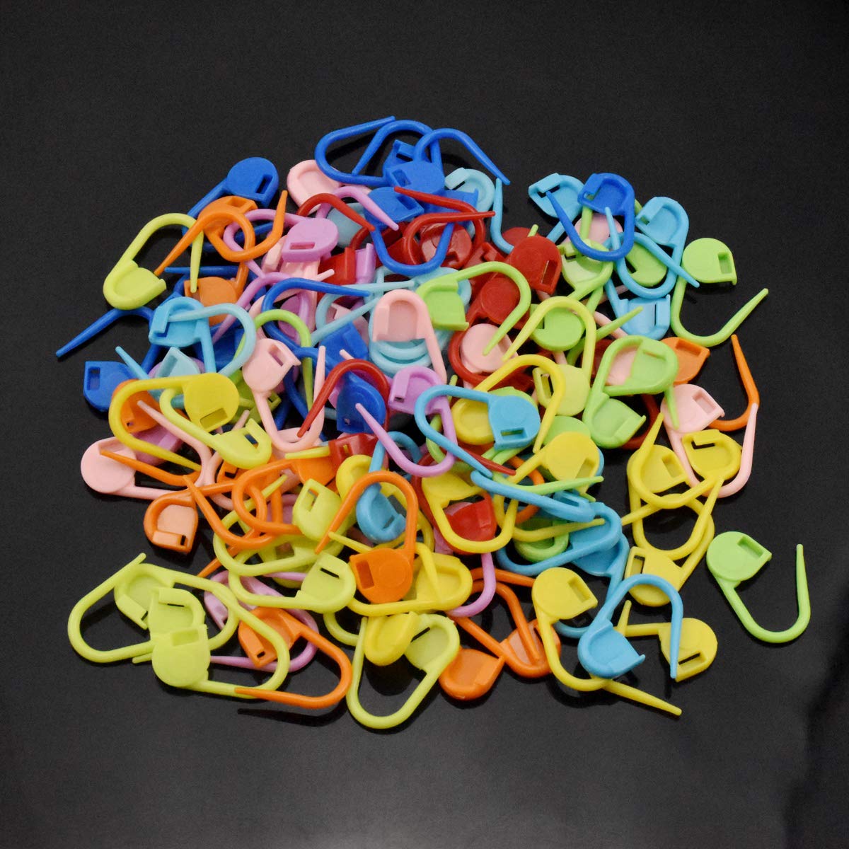 300 Marqueurs De Mailles Pour Tricot/crochet - 15 Couleurs, Avec Boîte De Rangement (23x12mm)