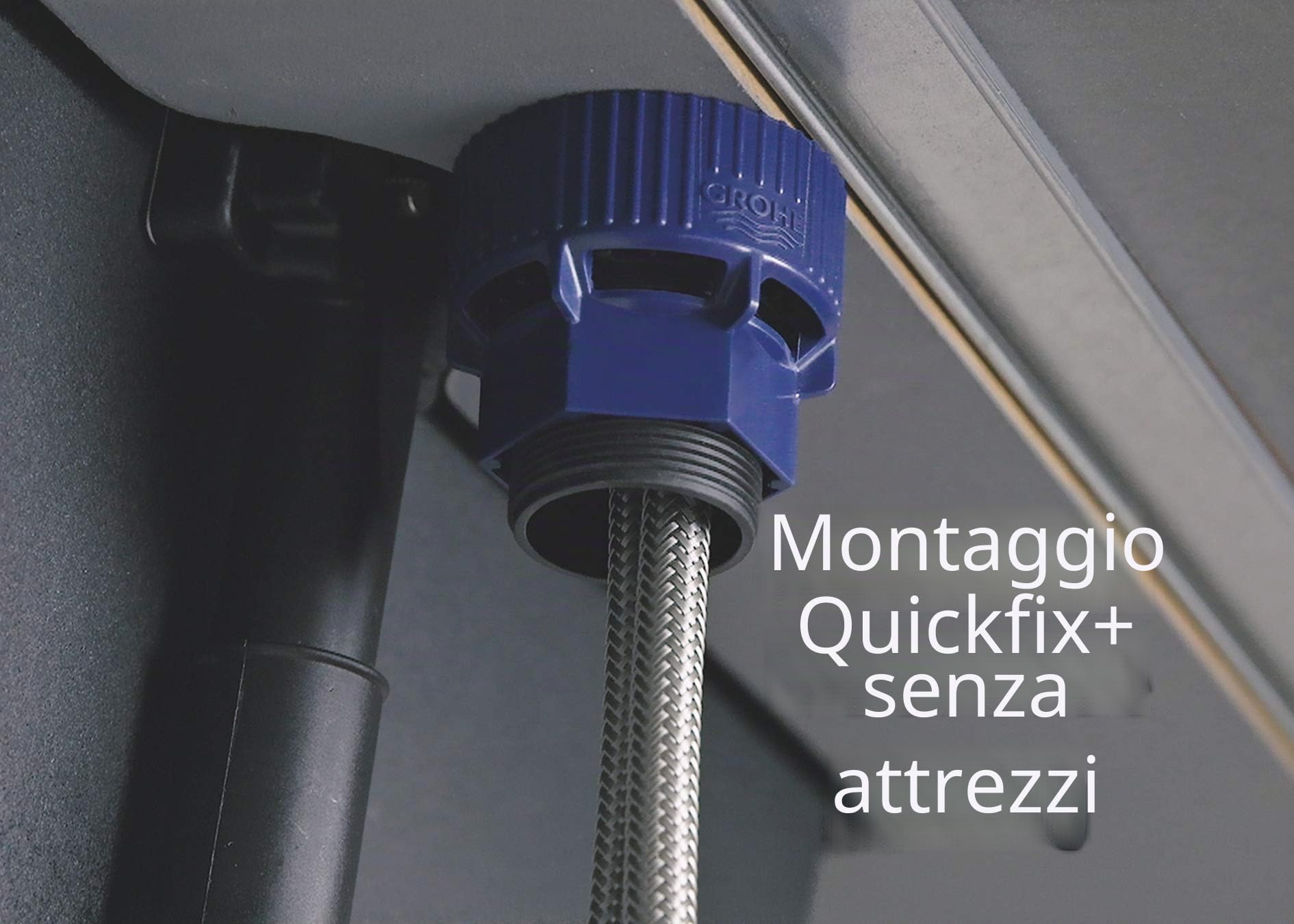 Grohe BauEdge Rubinetto Miscelatore Monocomando per Lavello, Cromo, Bocca Alta