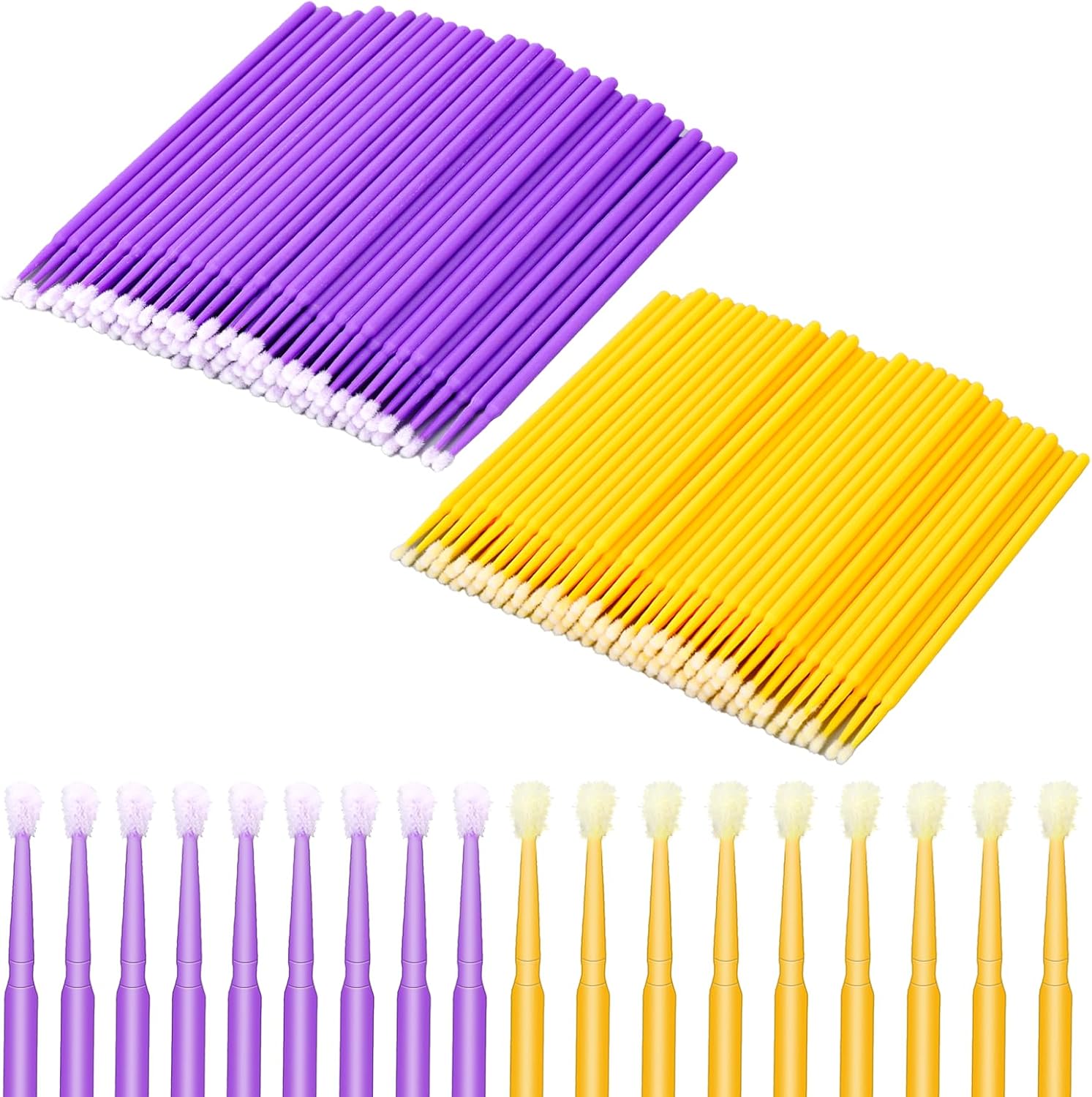 KALIONE 200 Packs Sewing Machine Cleaning Brushes,Bendable