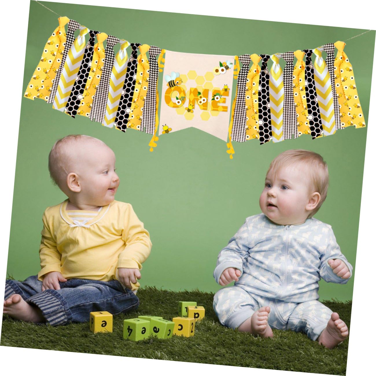 Abaodam 3pezzi Banderina Decorativa Per Compleanno Tema Api Per Striscione Per Prima Festa Di Compleanno Decorazioni Versatili Per Interni Ed Esterni Riutilizzabile e Facile Da Installare