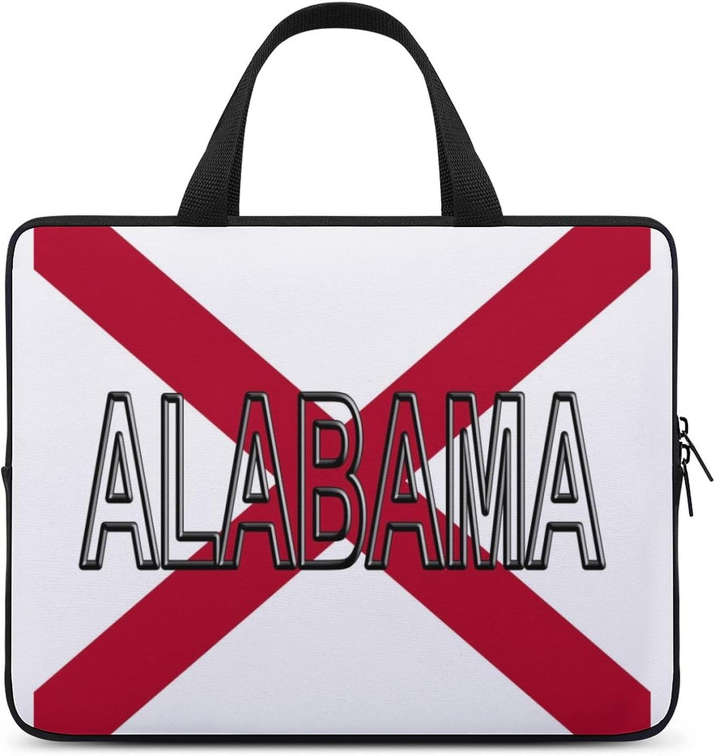 Flag of Alabama State Carrying Laptop Bag Slim Briefcase Computer Case Business Handbag Backpack