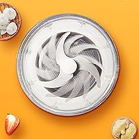 Vista 6 de YUYTE Procesadores de alimentos Picadora de carne, picadora eléctrica de alimentos, cuchillas multifuncionales de acero inoxidable, licuadora