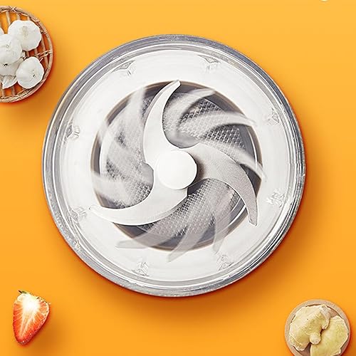 Miniatura 6 de YUYTE Procesadores de alimentos Picadora de carne, picadora eléctrica de alimentos, cuchillas multifuncionales de acero inoxidable, licuadora de