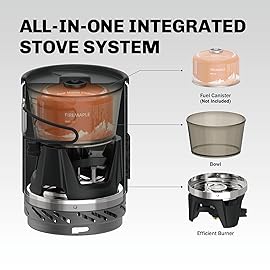Fire-Maple Fixed Star 1 Personal Cooking System | Pot/Jet Burner Stove System with Electric Ignition | Ideal for Hiking, Camping, Backpacking, Fishing, Hunting Trips and Emergency Use