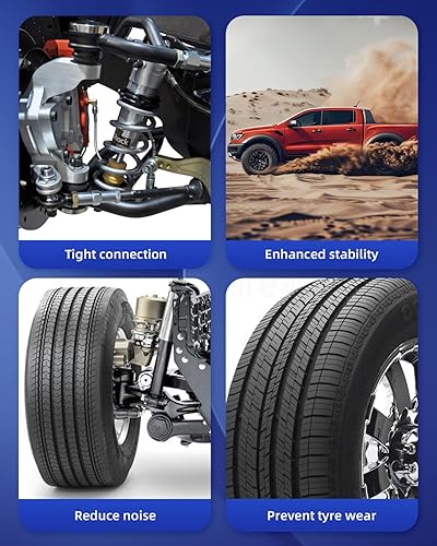 Miniatura 3 de ECCPP - 8 piezas delantera interior exterior barra estabilizadora barra estabilizadora arranque de dirección para 2007-2012 para Hyundai Elantra