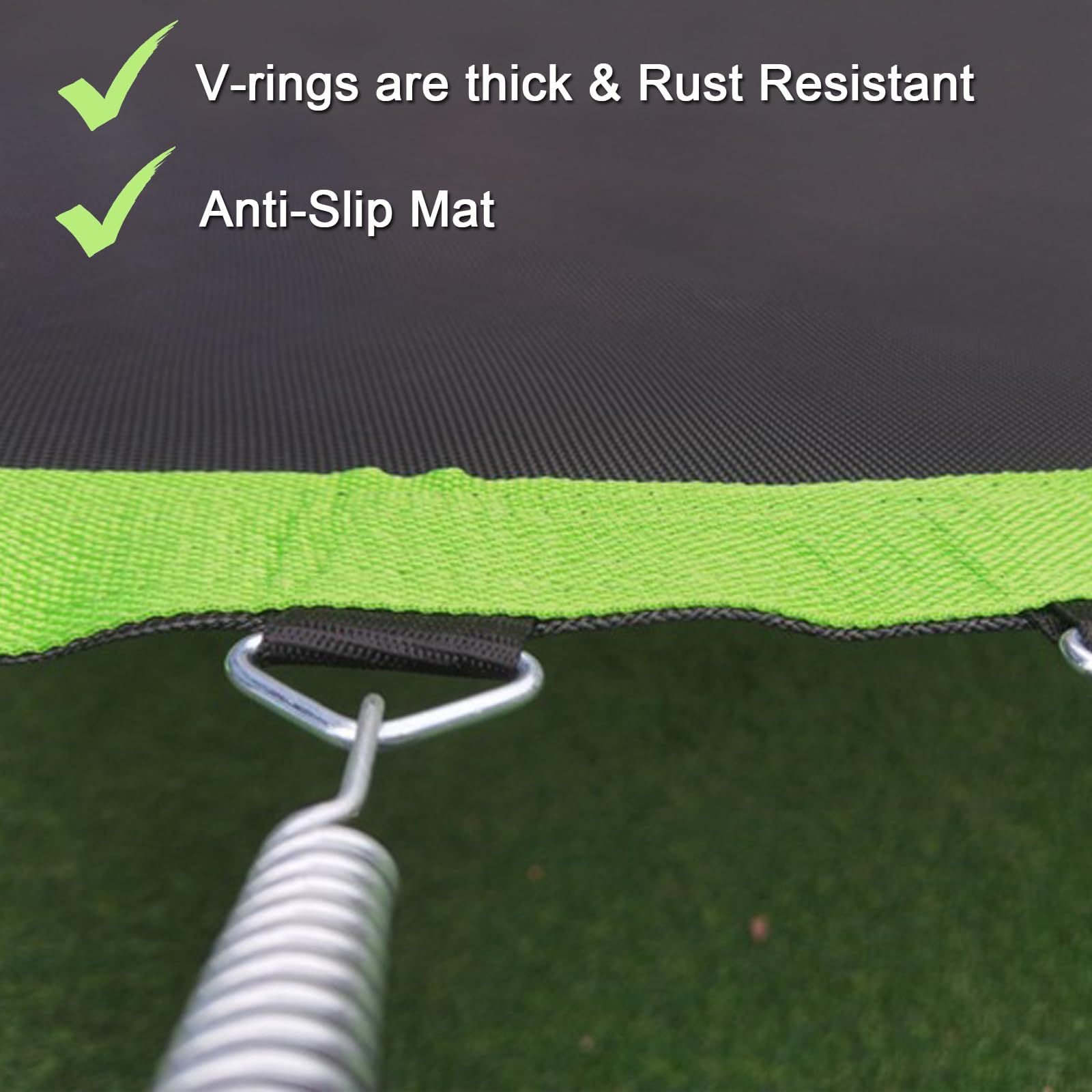 Estera de Salto de Repuesto para Cama Elástica - Compatible con Estructuras de 183/244/305/366/396/427/457 cm - Lona de Salto Resistente e Impermeable