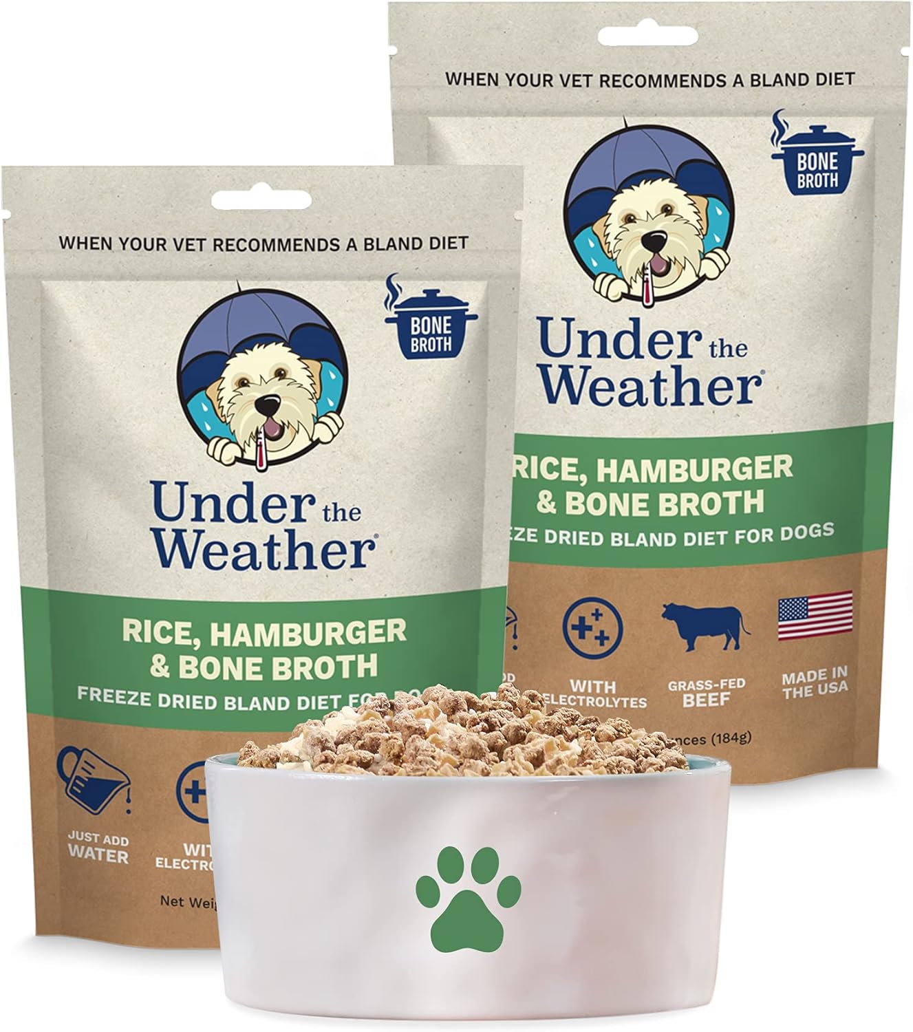 Under the Weather Easy to Digest Bland Diet for Sick Dogs
