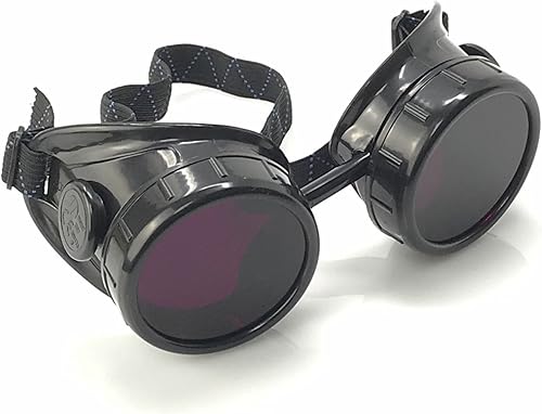 Steampunk Mad Scientist - Gafas de rave, gafas de protección ocular estilo de soldadura