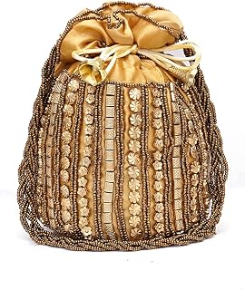 SHAKUNTALA TEXTILES Potli Bag/Bridal Purse/Women handbag/Shagun Pouch Price In India