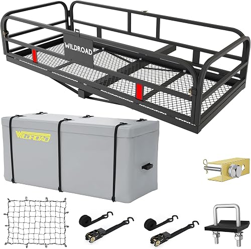 Wildroad 60"x24"x14" Hitch Cargo Carrier