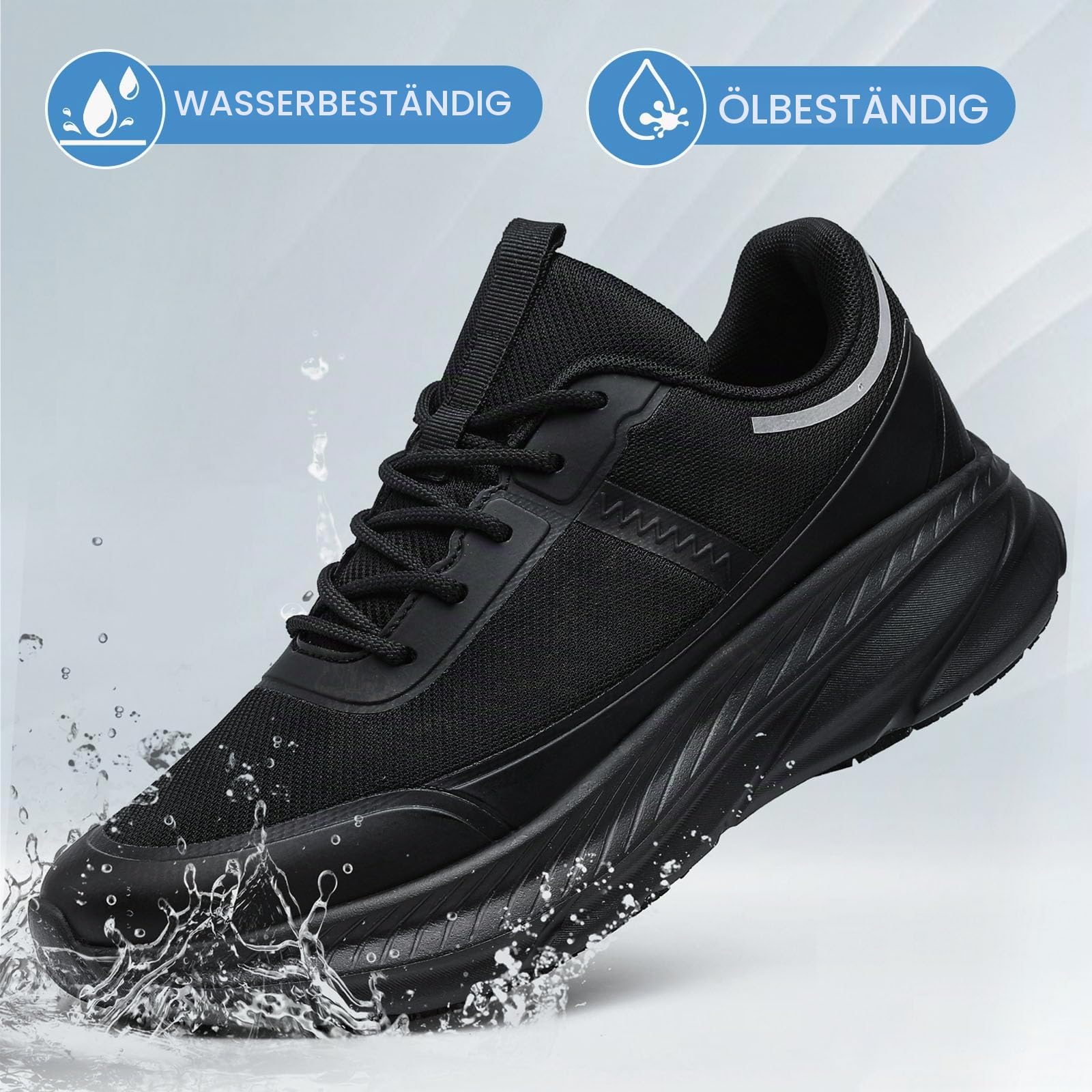 Kochschuhe rutschfeste Schuhe Herren Küche Damen Wasserfeste Koch Schuhe Männer Berufsschuhe Bequemer Dämpfung Sportlich Non-Slip Chef