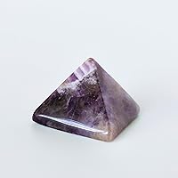 Vista 53 de Crystal Pyramid of Natural Rose Quartz Chakra Healing Stone, 1.5 inch