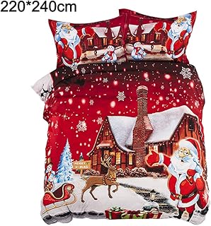 Lenzuola Di Natale.Amazon It Lenzuola Natale Casa E Cucina