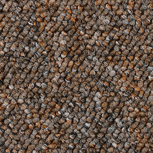 BODENMEISTER BM72392 Teppichboden Auslegware Meterware Schlinge braun terra 400 und 500 cm breit, verschiedene Längen, Variante: 2,5 x 5 m Cover