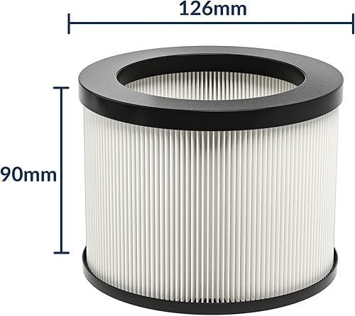 Miniatura 7 de Loytio Filtro de repuesto para purificador de aire KJ7. Los purificadores de aire cubren habitaciones de hasta 400 pies cuadrados, modelo de sueño