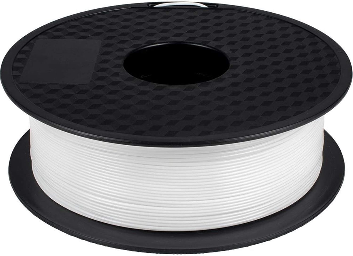 3D Printer Filament 1roll / 1kg 1.75mm PLA Filament Vacuum Packaging 3D Printer(White)