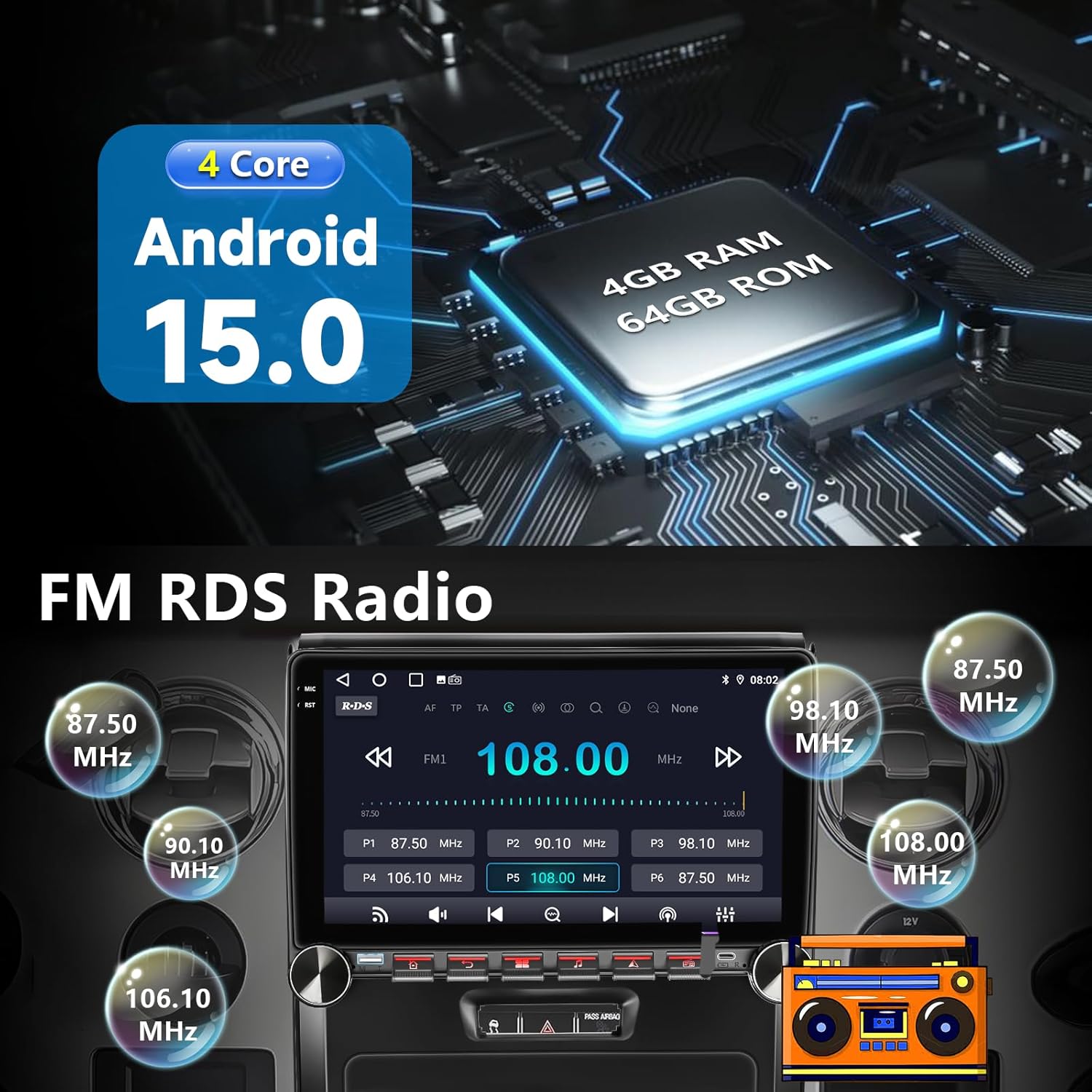 DSP and audio output settings interface