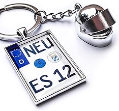Custom Motorcycle License Plate Keyring and Helmet Number Plate Motorcycle Personalised Gift