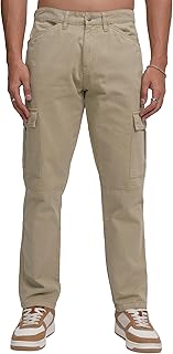 Highlander Men's Straight Fit | Cargo Trousers | Classic & Functional | Multiple Pockets | Everyday Comfort | Trouser for Price In India