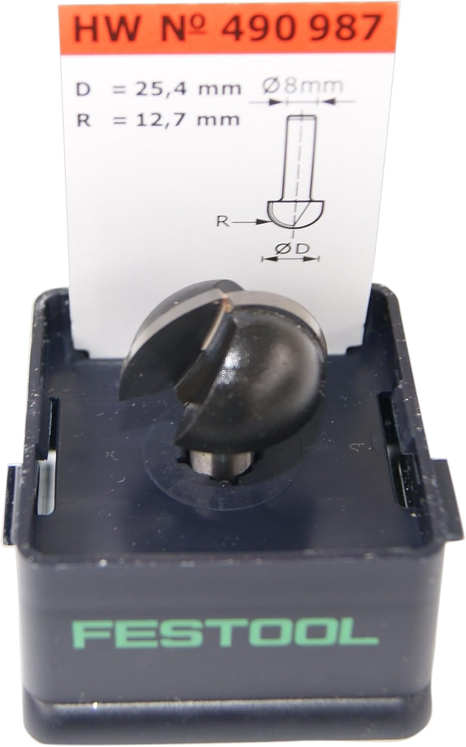Festool 490985 Core Box Bit HW R8, 490985