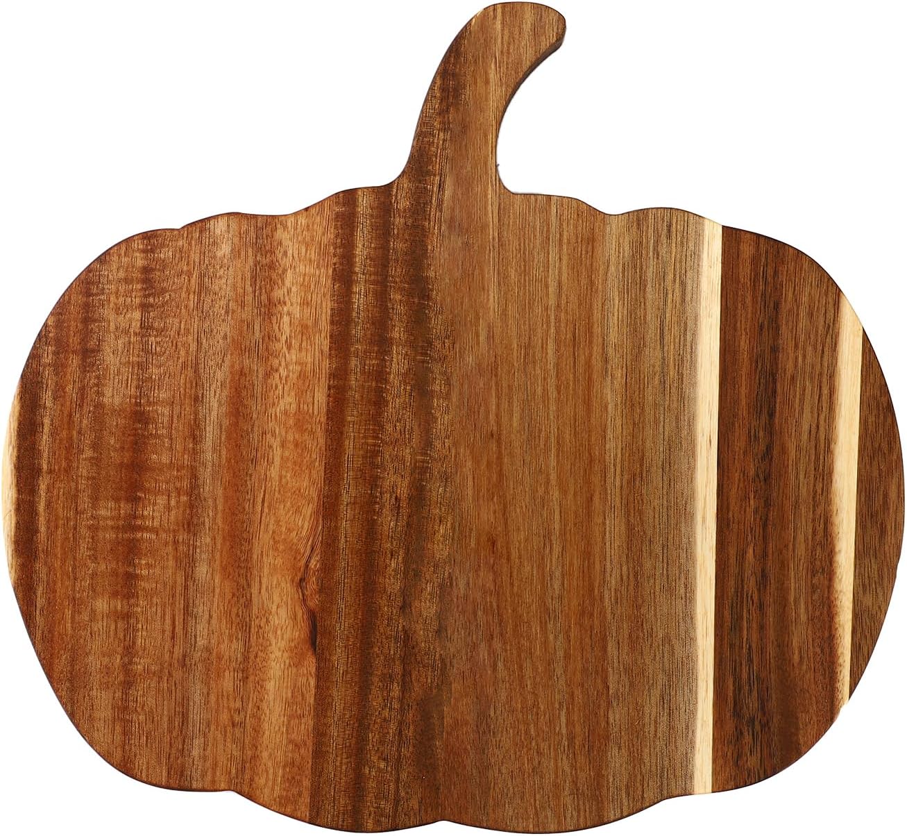 Halloween Pumpkin Shaped Wooden Cutting Board, Charcuterie Wood Chopping Board with Handle Perfect for Meal Prep Chopping & Fall Kitchen Tray Decor Serving Platter Halloween Dining Essential