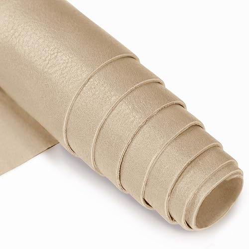 Miniatura 2 de NPBAG Kit de parches de reparación de cuero de 10 x 12 pulgadas, 6 tamaños y 75 colores disponibles, cinta de cuero autoadhesiva para tapicería,