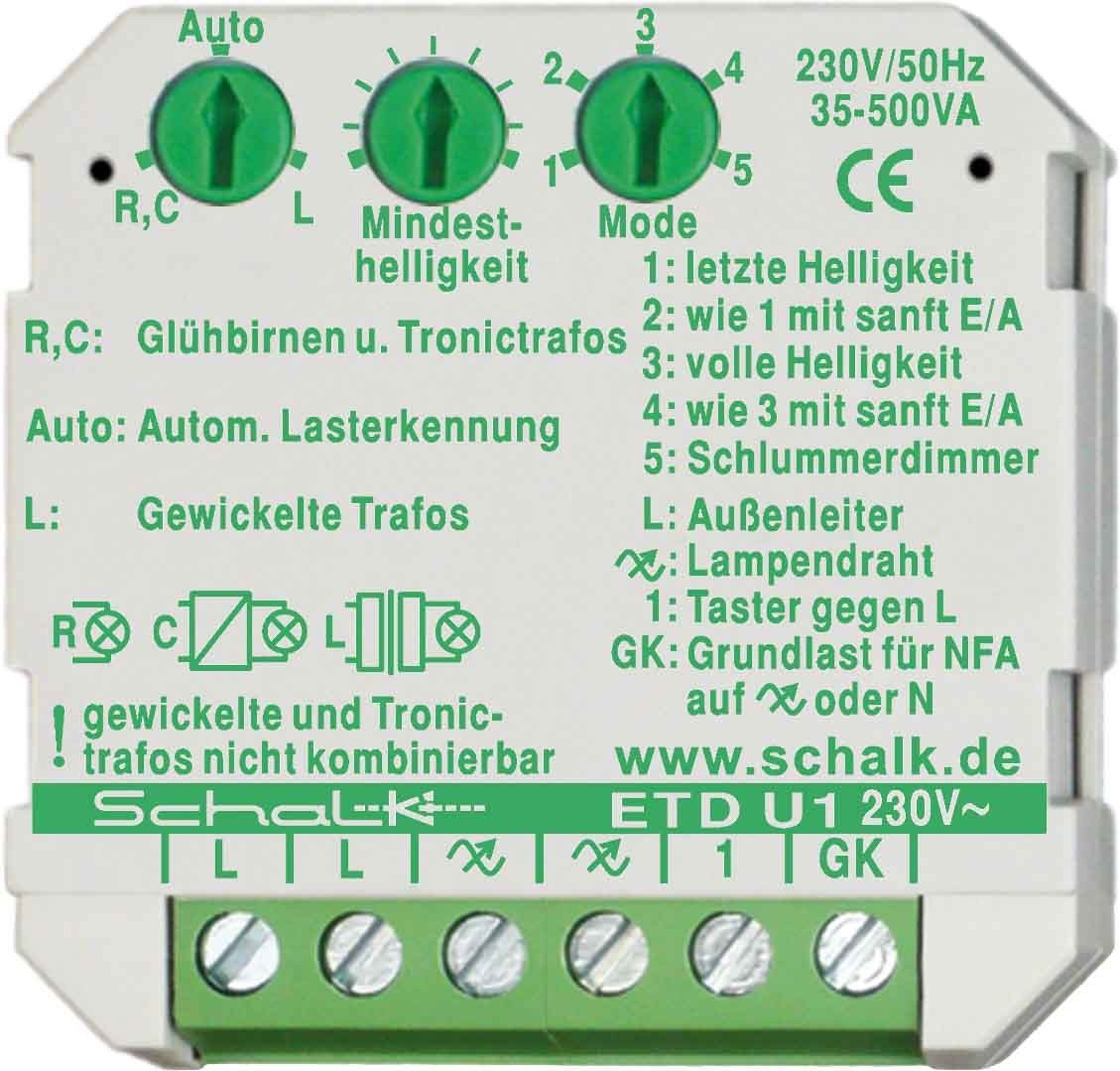 SCHALK Universal-Tastdimmer Universal-Tastdimmer Product Description