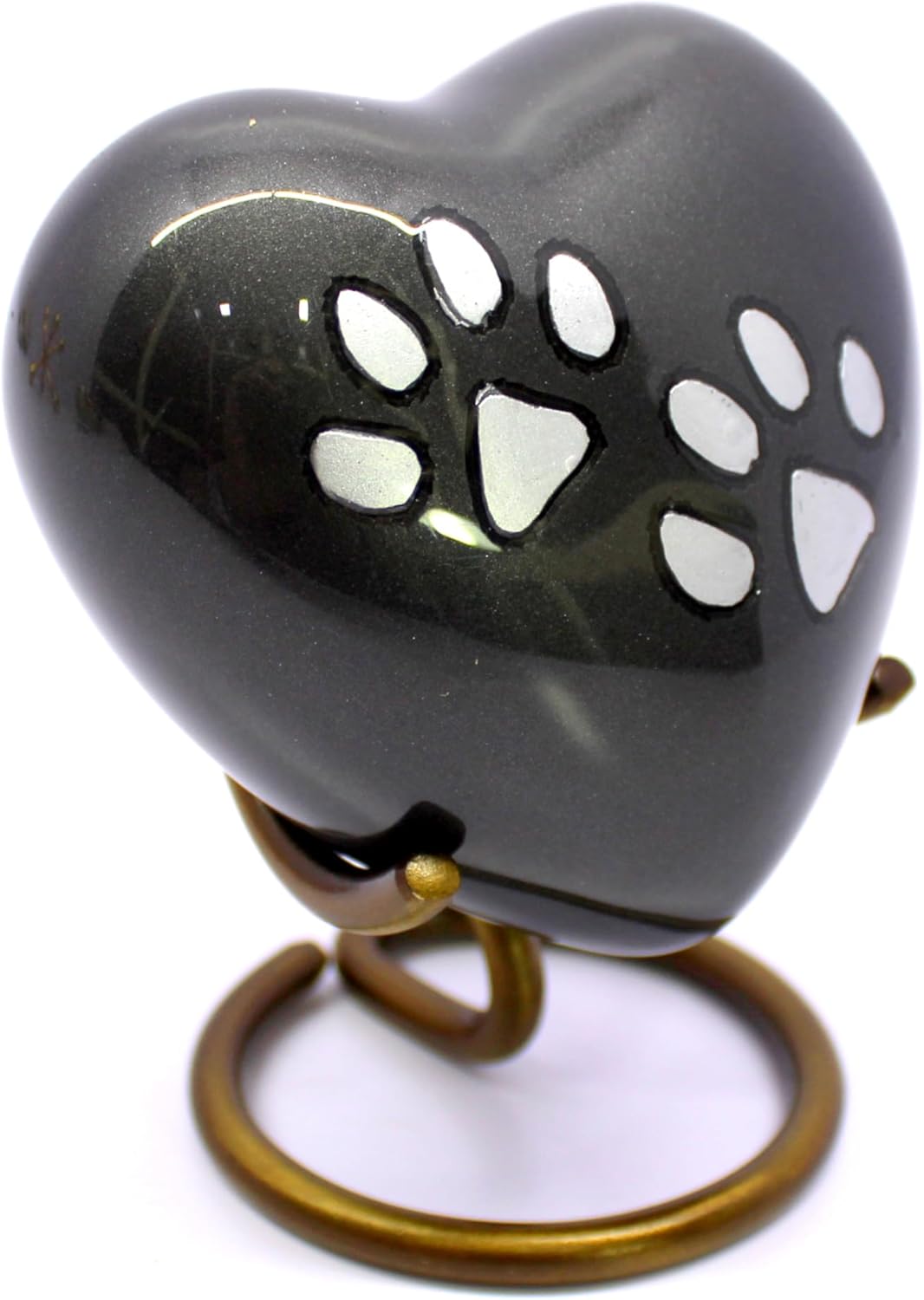 eSplanade cat Dog pet Cremation Mini Heart urn Keepsake Memorial | Small urn for Ashes Funeral Burial