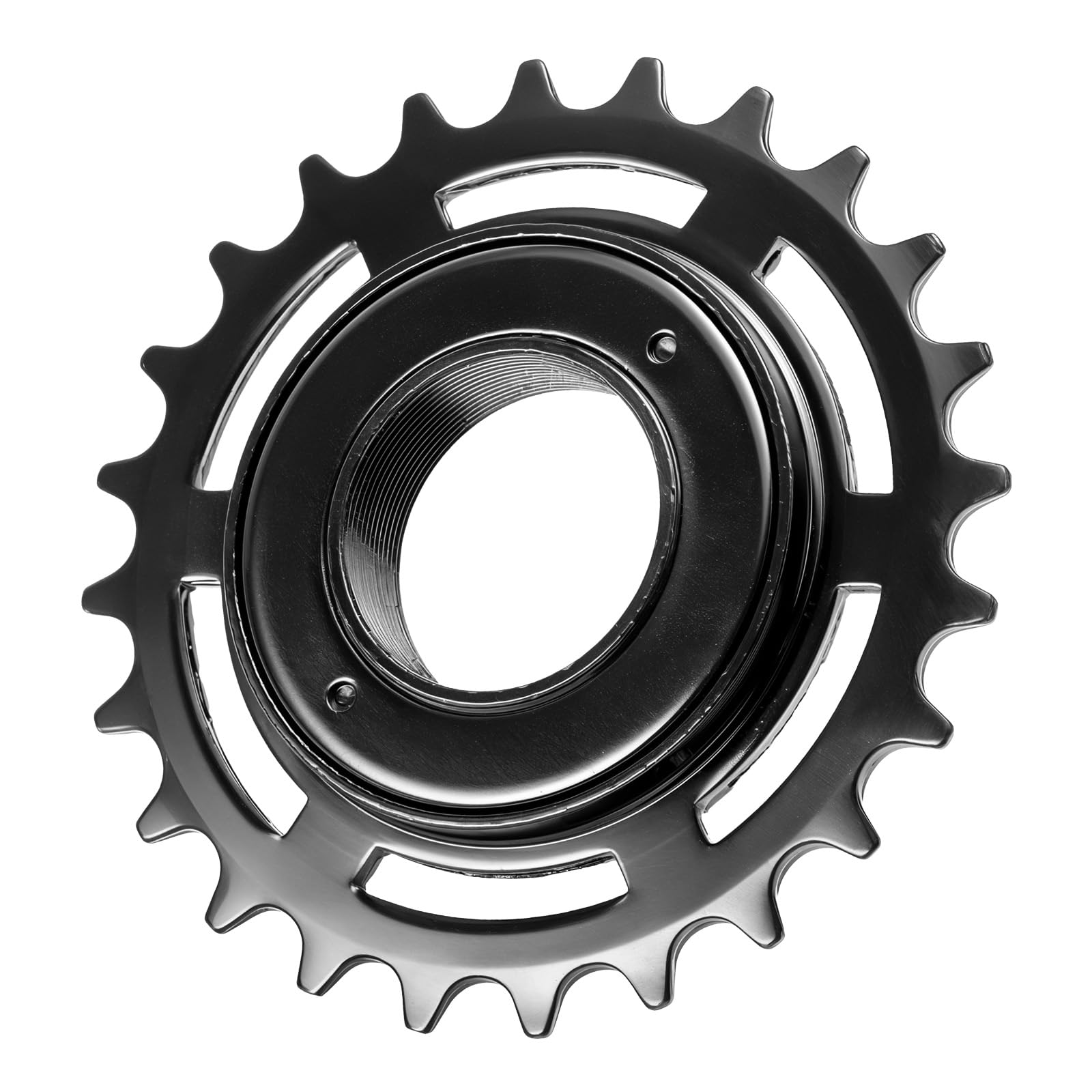 Hycline Single Speed Bicycle Freewheel 24T, Bike Freewheel - BLACK
