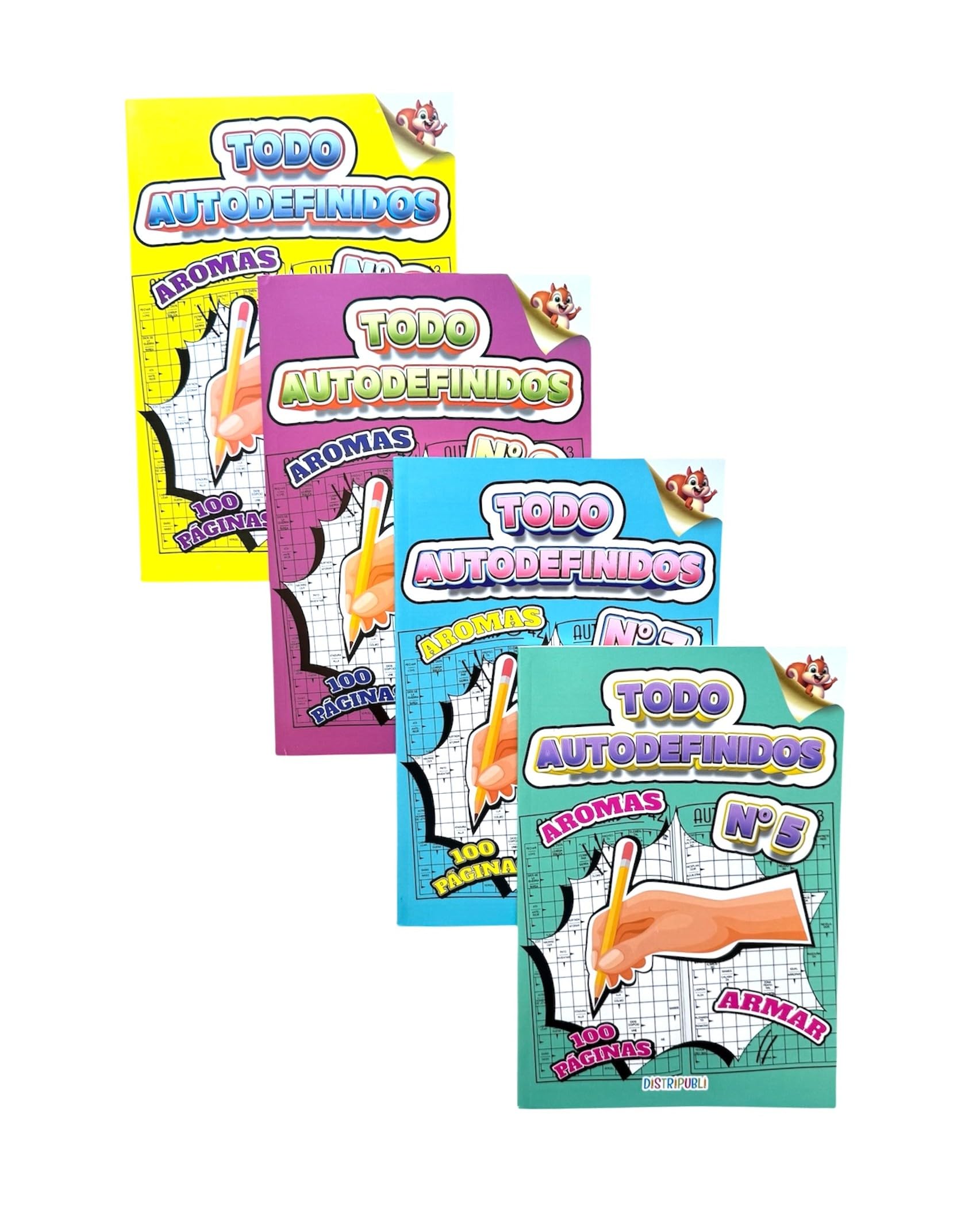 Self-Defined for Adults Pack of 4 Books 400 Pages in Black and White