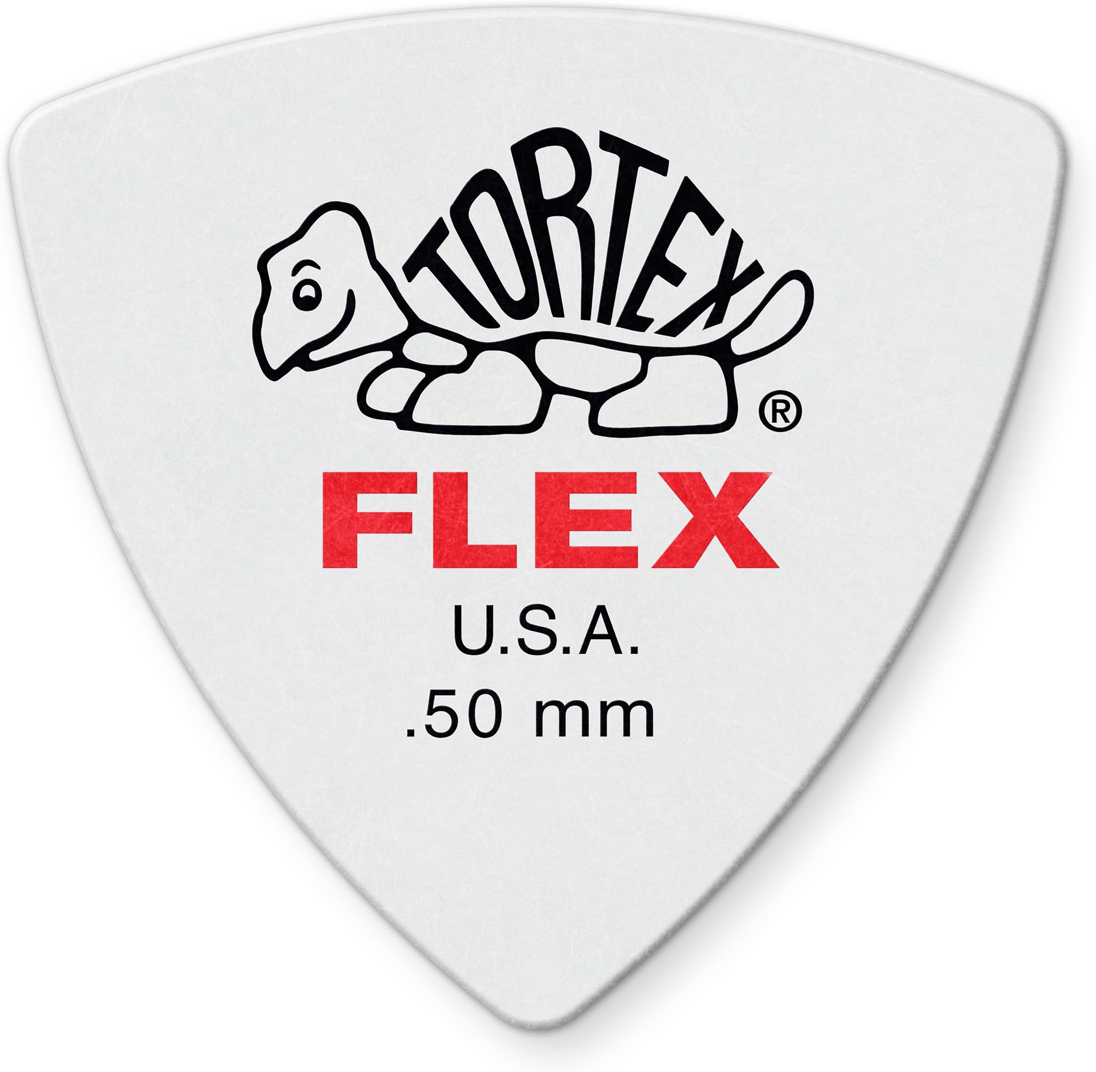Tortex Flex Triangle 456P.50 0.50mm Guitar Pick, Pack of 6