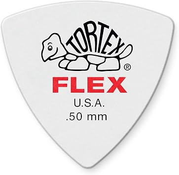 Jim Dunlop Tortex FlexTM Triangle Pick .50MM - 6 Pack