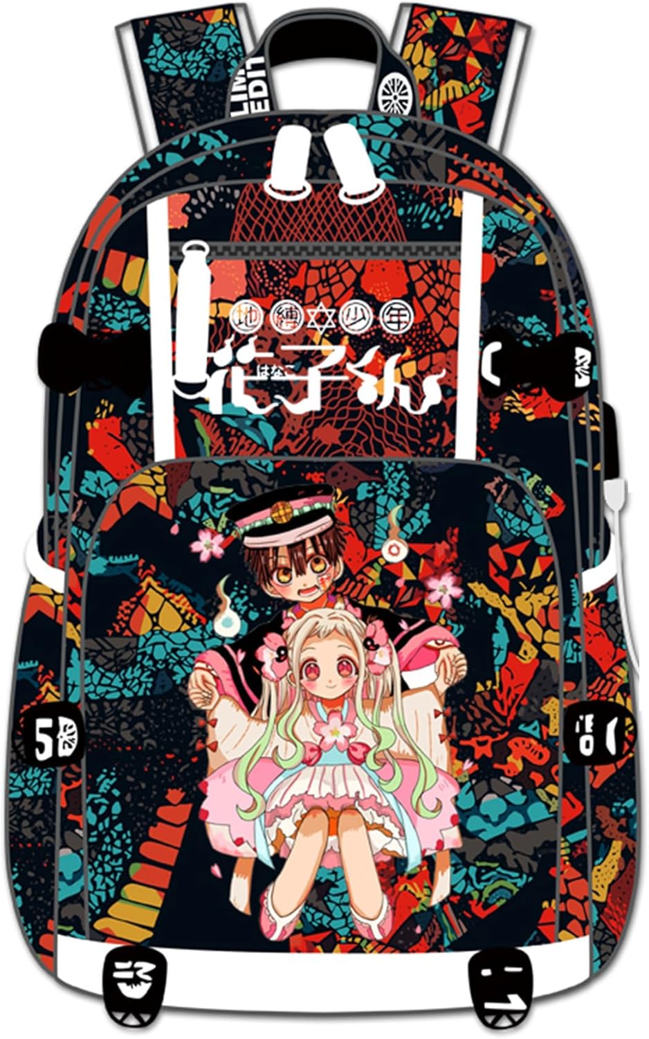 ISaikoy Anime Toilet Bound Hanako kun Backpack Satchel Bookbag Daypack School Bag Laptop Shoulder Bag Style1