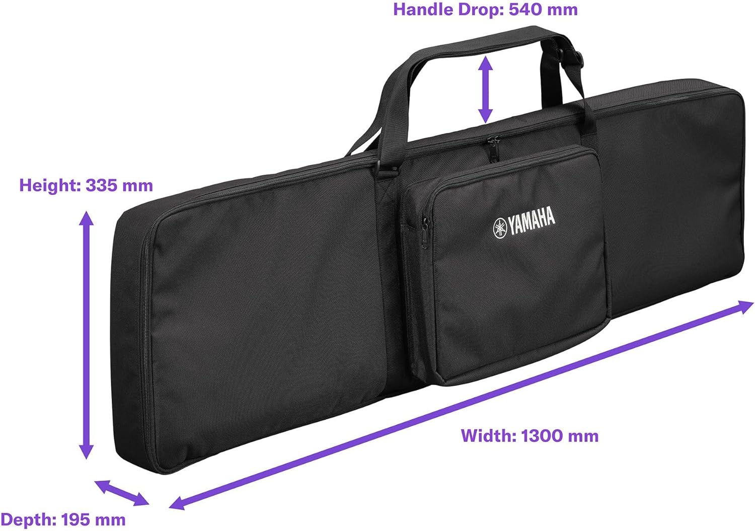 Carrying Soft Case For Yamaha Portable Keyboards With 76 Keys