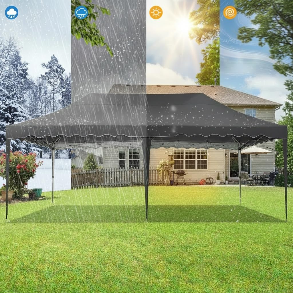 Quality comparison of carport frame and anti-pinch design