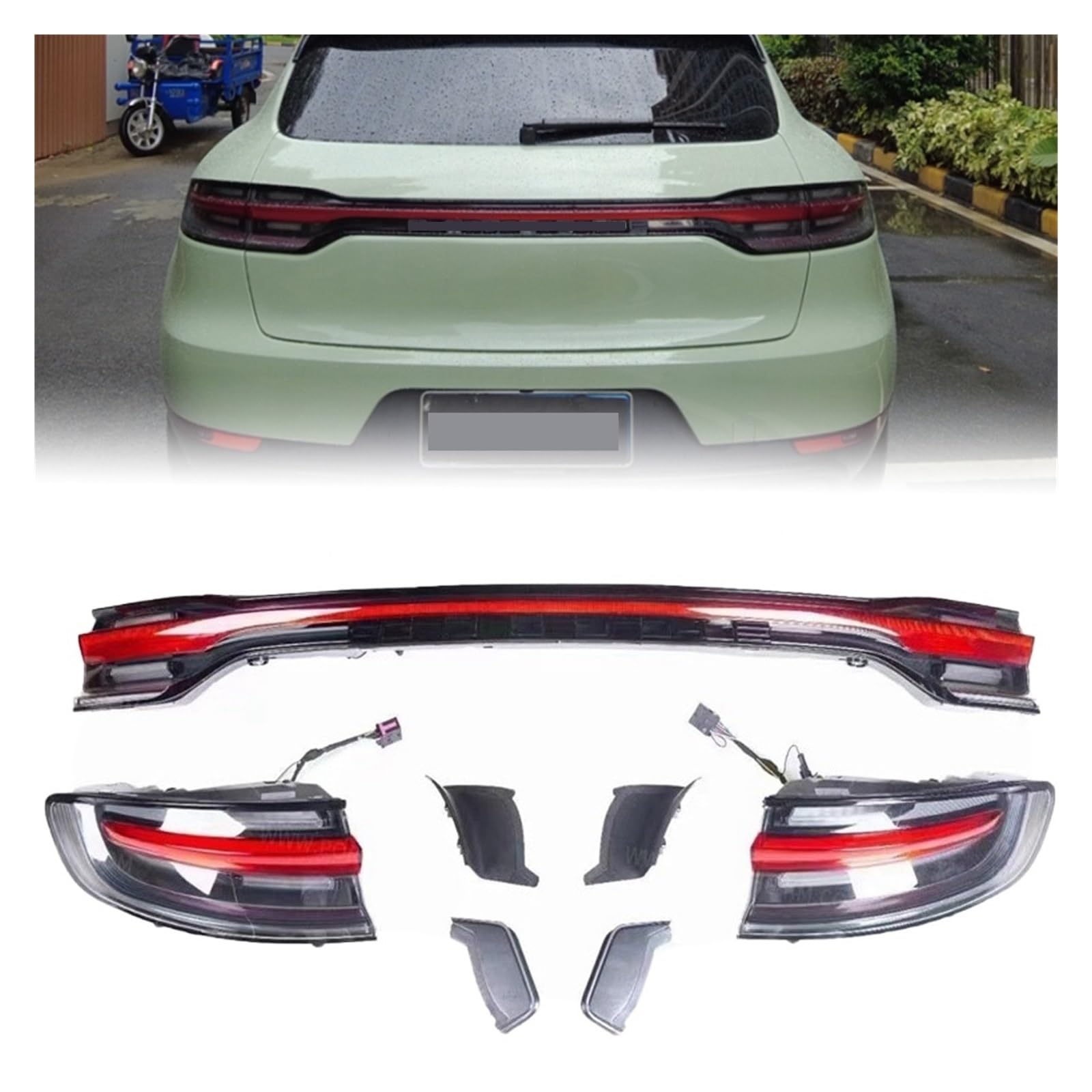 Amazon | 車の Led テールランプ互換ポルシェマカン 2014-2017 95B