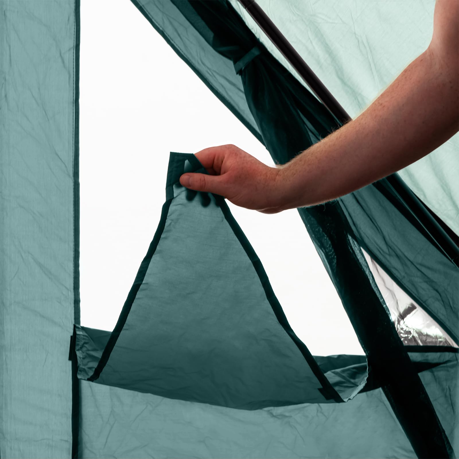 qeedo Bell Tipi - Tienda de campaña para Grupos o familias (tamaños 6, 8, 10, 12 Personas)