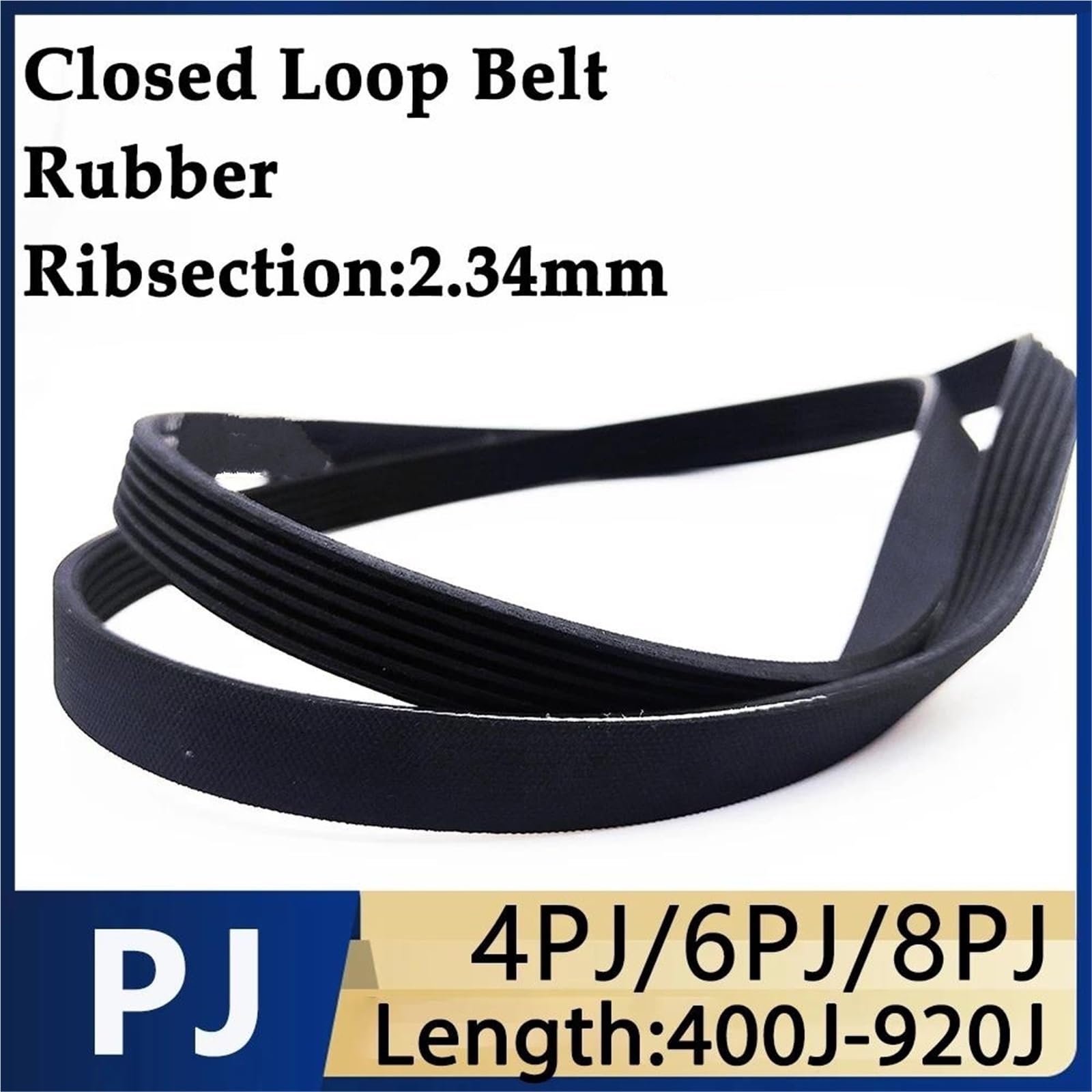 Cinghia Di Trazione Cintura Multicuneo In Gomma PJ440 PJ450 PJ460 PJ550 PJ650-920 Cinghia Trasmissione A Cinghia MultiscanalaturaPasso Della Cinghia 2,34 Mm V-Belt Cinghia(8 rib,540J-1372mm)