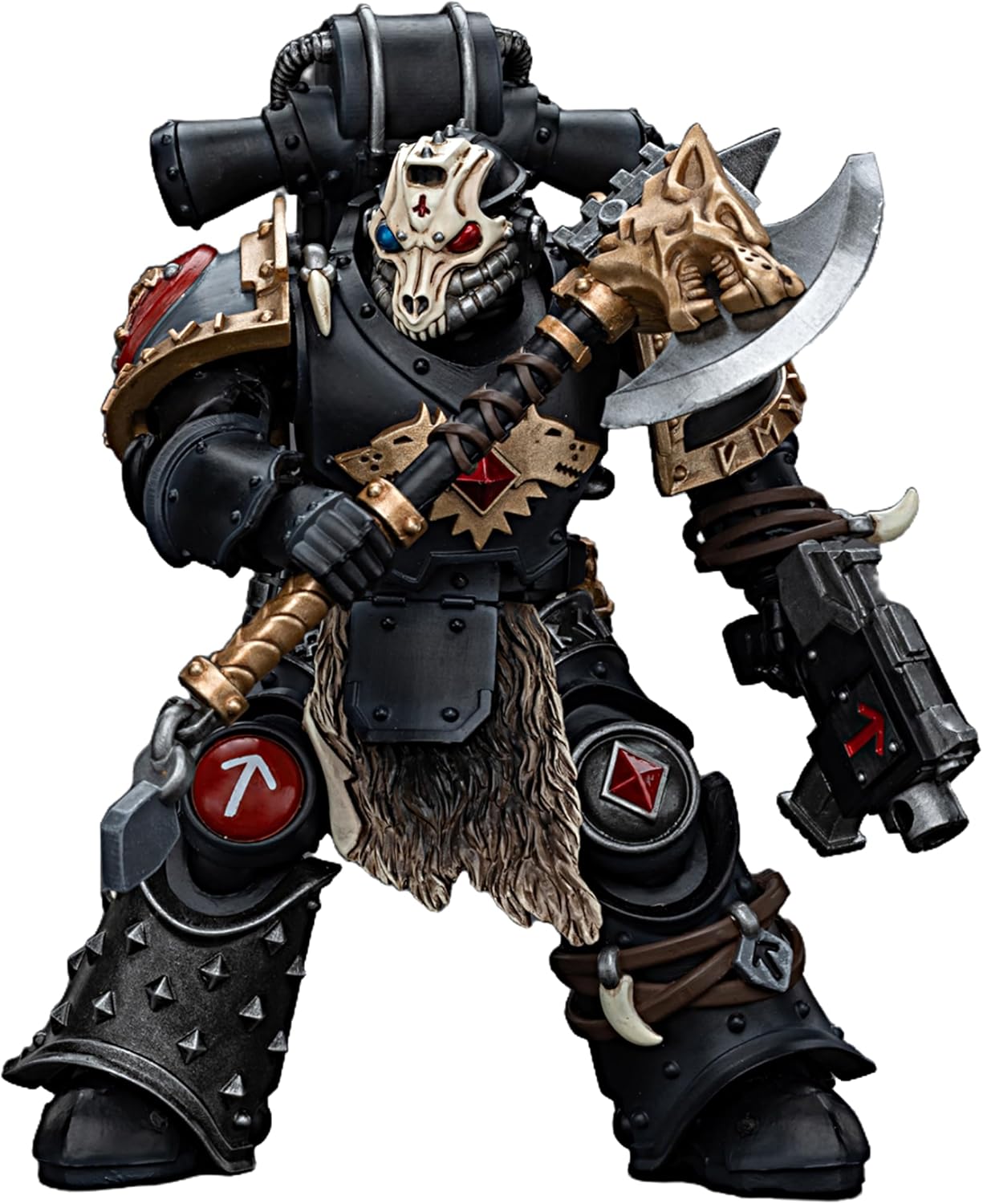 JOYTOY Warhammer 40K 1/18 Action Figures Space Wolves Deathsworn Pack Deathsworn 2 Collectible Model