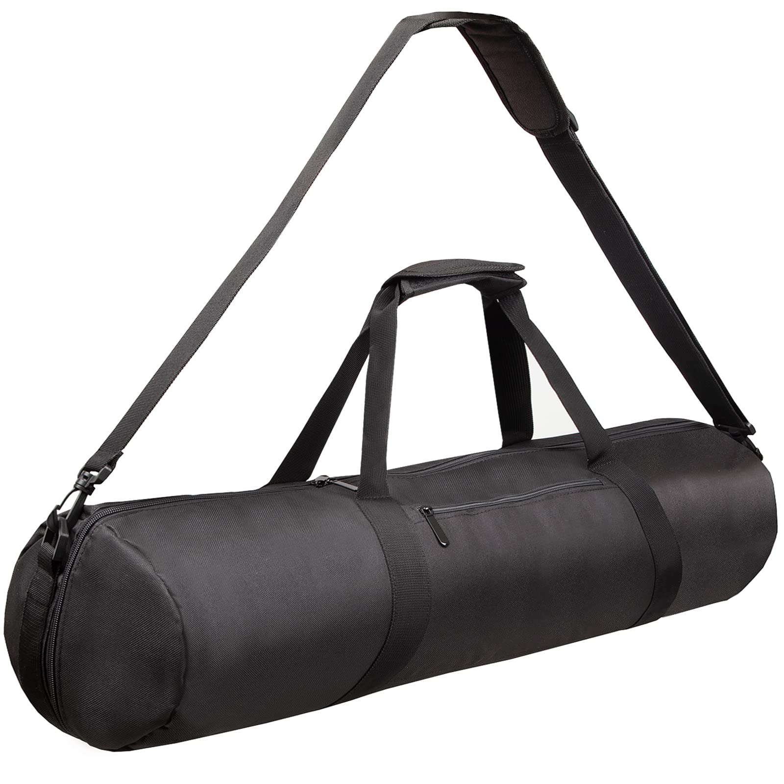 BOLLUMA Statieftas met schuimvulling, fotografielichtstandaard draagtas, verstelbare schouderriem, grote stevige opbergtas voor fotografie-apparatuur, Monopod lichtstandaard, Zwart, 120x20cm BOLLUMA Statieftas met schuimvulling, fotografielichtstandaard draagtas, verstelbare schouderriem, grote stevige opbergtas voor fotografie-apparatuur, Monopod lichtstandaard, Zwart, 120x20cm