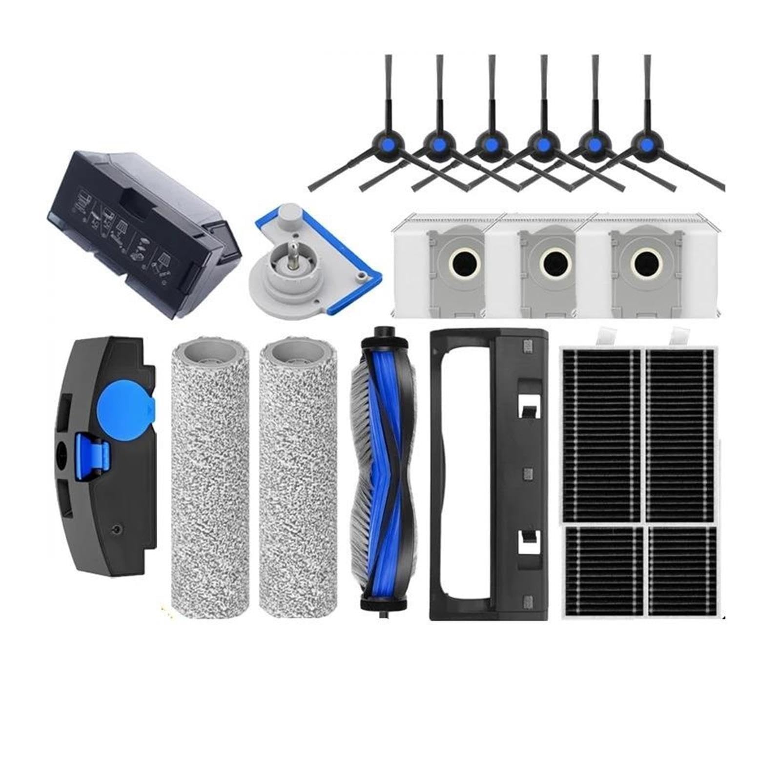 X psblty , Compatible con ECOVACS,X8 Pro Omni,X8 Omni, Aspiradora Rodillo Principal Paño De Mopa Cepillo Lateral Bolsa De Polvo Filtro Accesorios De Repuesto Componente(Set p)