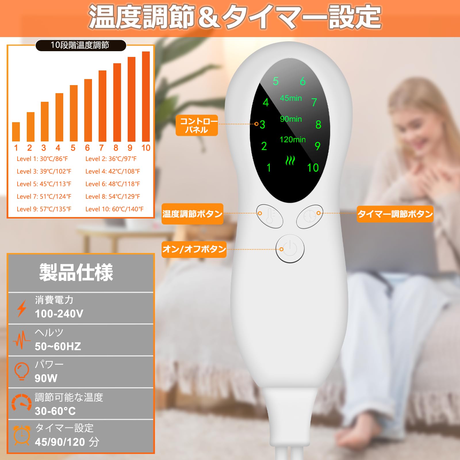 Amazon | CYFIE 足元ヒーター 足温器 電気足温器 フットウォーマー